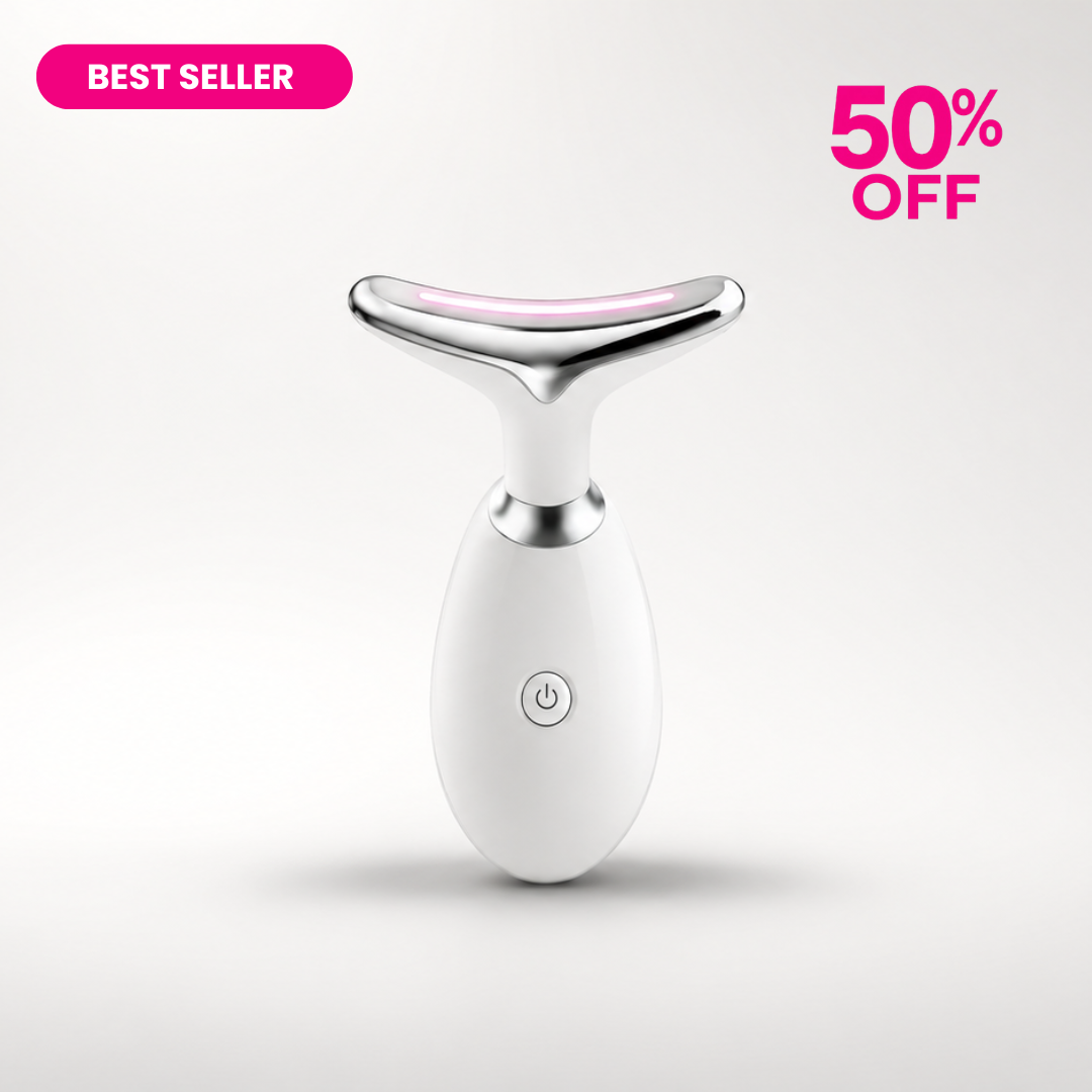 Massageador de Fototerapia rugas faciais 7 LED